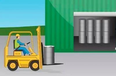 ISDI: Vorsicht maßnahmen für die Lagerung, Transport und Verwendung von Stahl trommeln